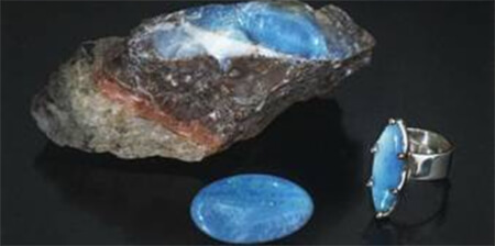 Opal Màu Xanh Có Hiệu Ứng Đốm Màu Nhấp Nháy Từ Sinaloa, Mexico (Bản tin tháng 01/2013)