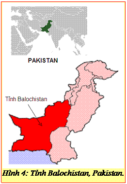 Text Box: Hình 4: Tỉnh Balochistan, Pakistan. 